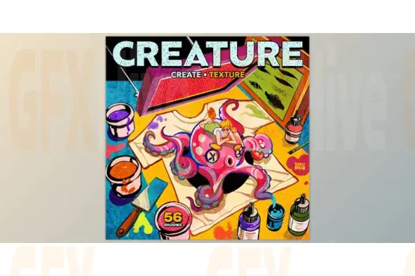 takopiie - CREATURE Create Texture Collection - Brushes for Procreate