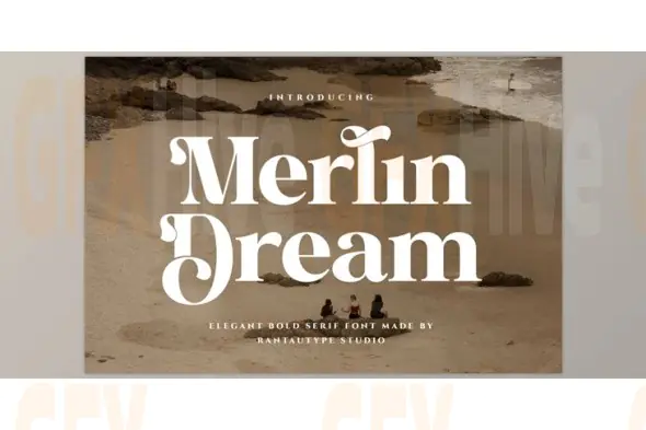 RantautypeStudio - Merlin Dream Elegant Bold Serif Font