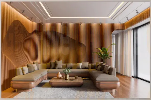 Blender - Modern Organic Living Room