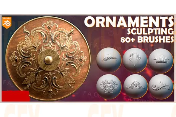 Blender - Blender Ornaments Brushes