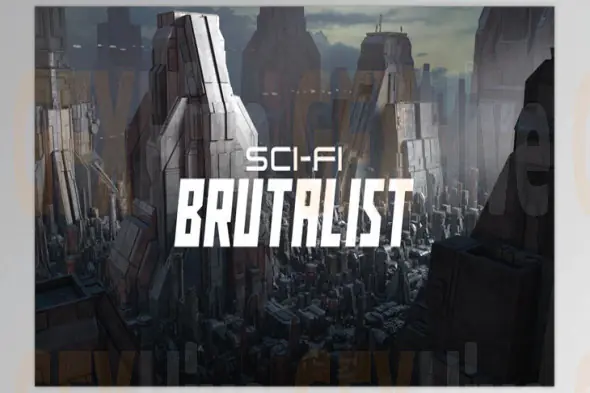 Blender - Sci-Fi Brutalist