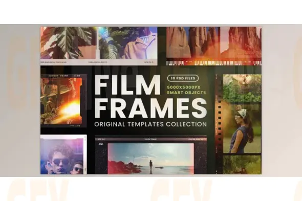 Pixelbuddha - Film Frames Mockup Collection 5630
