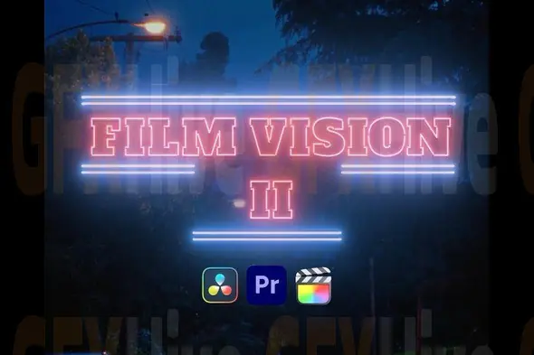 Serr – FilmVision V2 LUT Pack (2024 Update) for Premiere Pro, Final Cut Pro & More