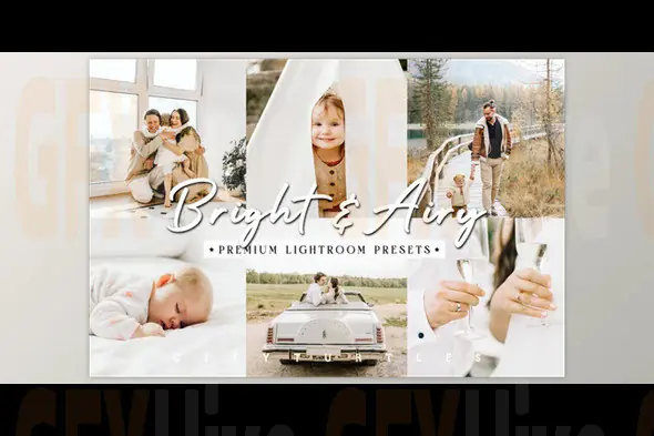 Cityturtles - BRIGHT & AIRY Clean Natural Portrait Lightroom Presets