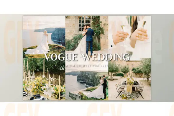 CityTurtles - Vogue Wedding Editorial Film Lightroom Presets