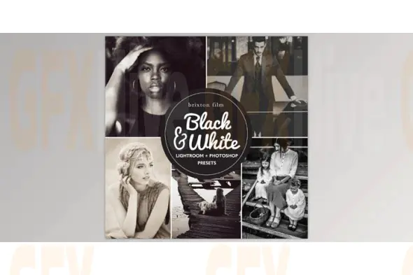 The Luxe Lens - Black & White Lightroom Presets - Desktop & Mobile