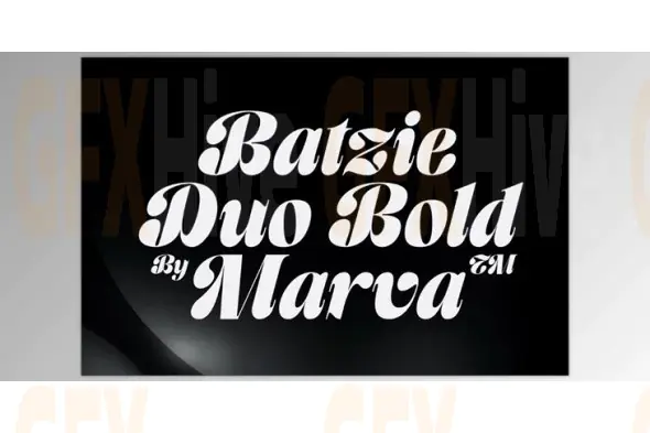 Batzie - Serif Display Font (Creative Market 291690410)