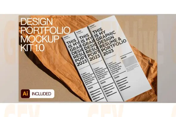 Gumroad - Design Portfolio Mockup Kit 1.0
