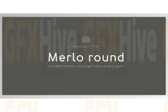 My Fonts - Merlo Round Font Family 12xOTF