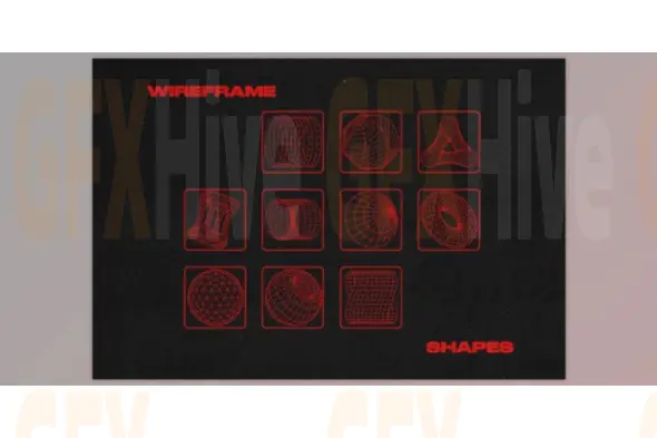 Pixflow - Wireframe Shapes Pack