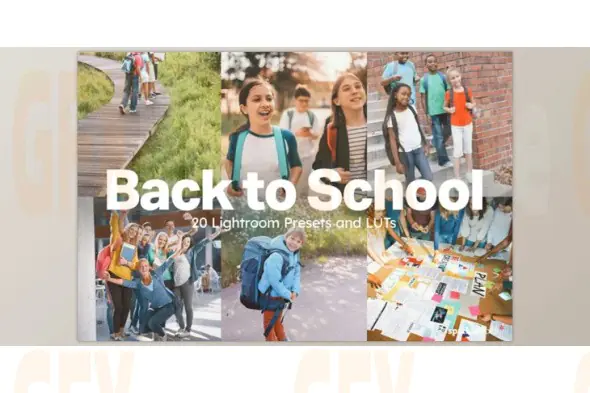 sparklestock - 20 Back to School Lightroom Presets