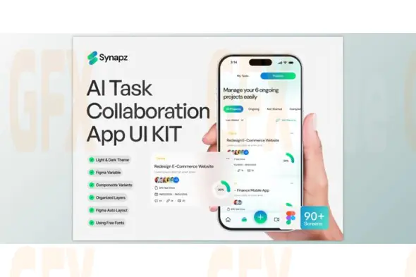 UI8 - Synapz - AI Task Collaboration App UI KIT
