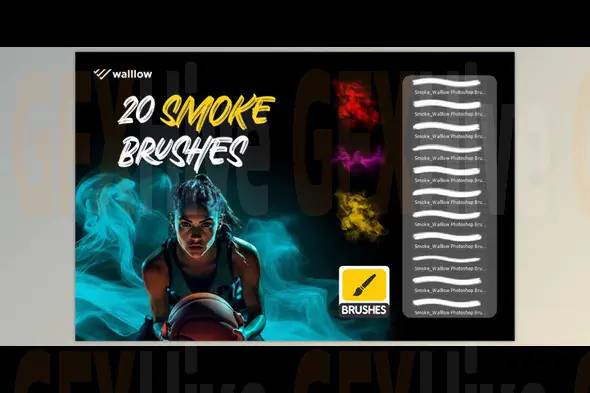 Realistic smoke photoshop brushes (Creative Market 291369091)