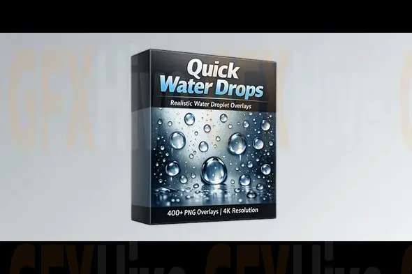 Quick Water Drops v5.2 – Blender Add-on by Faebe (Gumroad)