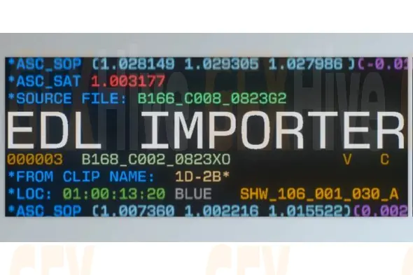 Aescripts - EDL Importer 1.0