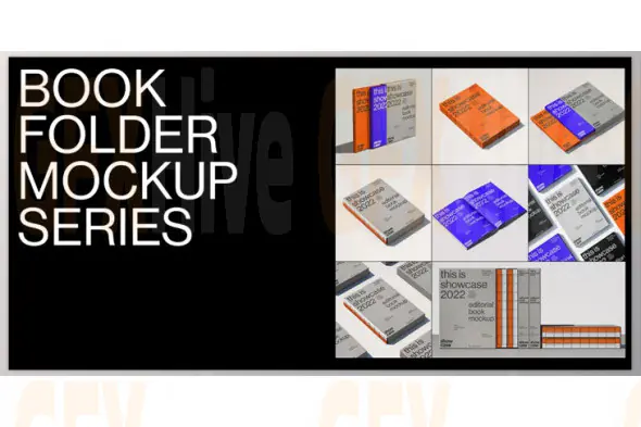 Gumroad – Premium Book Folder Mockup Bundle by Showcase Mockups