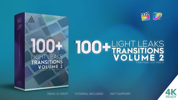 FCPX Light Leaks Transitions Vol 2: Cinematic Effects for Final Cut Pro