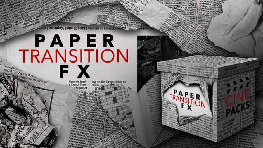 CinePacks – Paper Transition FX for Professional Video Editing