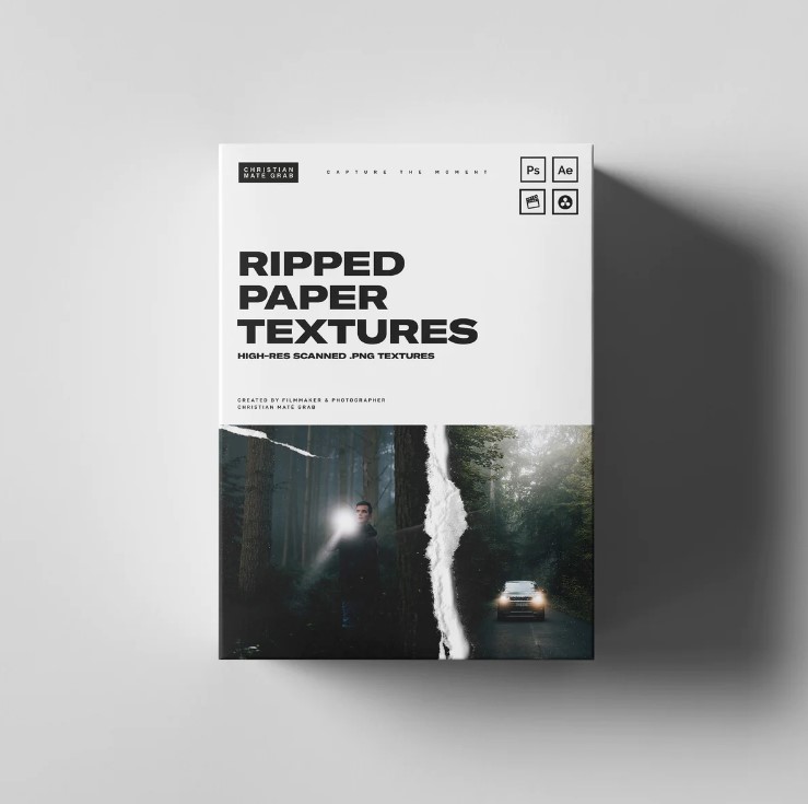 Christian Maté Grab – Ripped Paper Textures