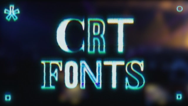 CRT Font Overlays Pack | Download on GFXVault