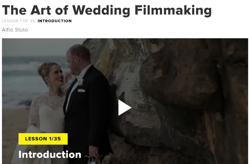 The Art of Wedding Filmmaking Course | GFXVault