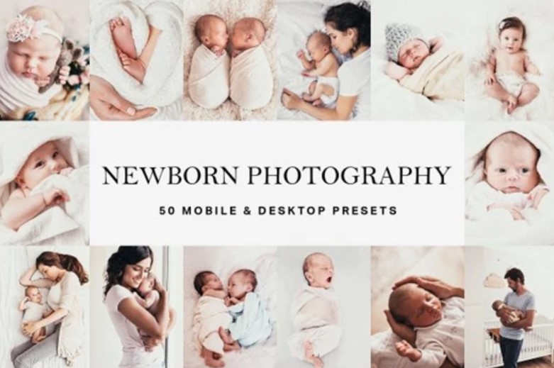 50 Newborn Lightroom Presets | Download on GFXVault