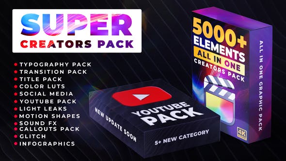 Videohive Super Creators Pack | Ultimate FCPX Toolkit