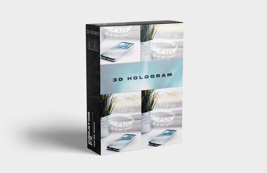 3D Hologram Creator | After Effects Template | GFXVault