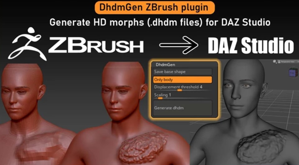 DhdmGen v1.0.1 for ZBrush | GFXVault