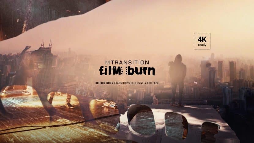 MotionVFX mTransition Film Burn FCPX Plugin