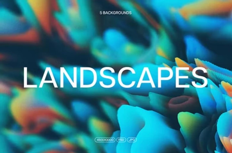 Abstract 3D Landscapes