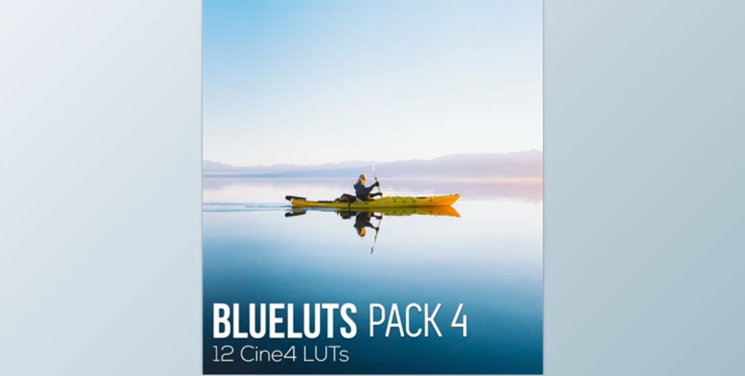 BLUELUTS – PACK 4 – Cine4 LUTs (cube)