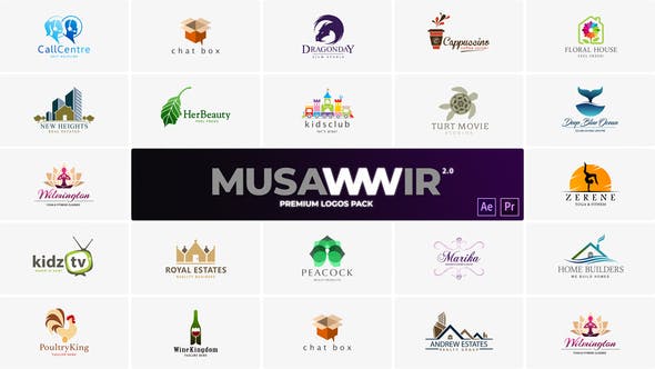 Premium Logos Pack – Elevate Your Brand with After Effects