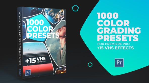 Videohive 24589977 1000 Cinematic Color Presets, 15 VHS Video Effects, Old Film Looks(06.02.20)