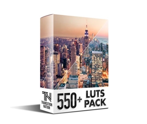 Transition Nation 550+ Cinematic LUTs Pack | GFXVault