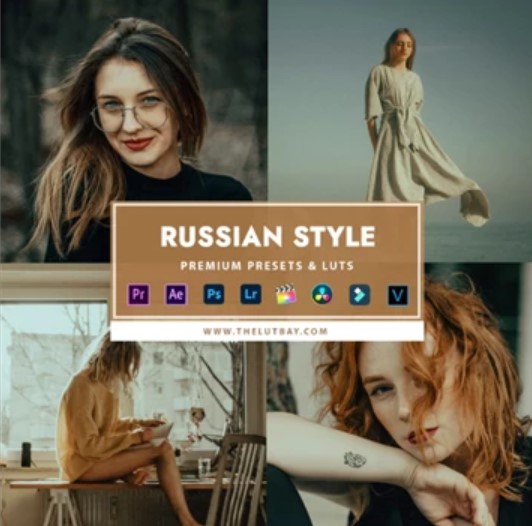 Thelutbay RUSSIAN STYLE LUTs – Cinematic, Vintage Looks