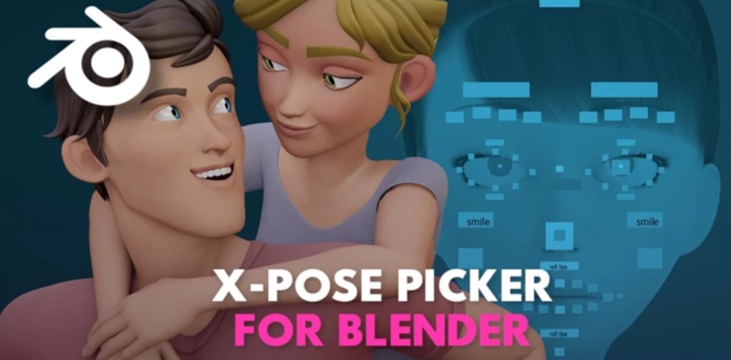 X-Pose Picker for Blender – Rigging & Animation Tool