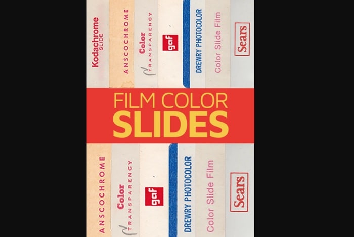 Film Color Slides | Vintage Textures for Video & Photo | Master Filmmaker