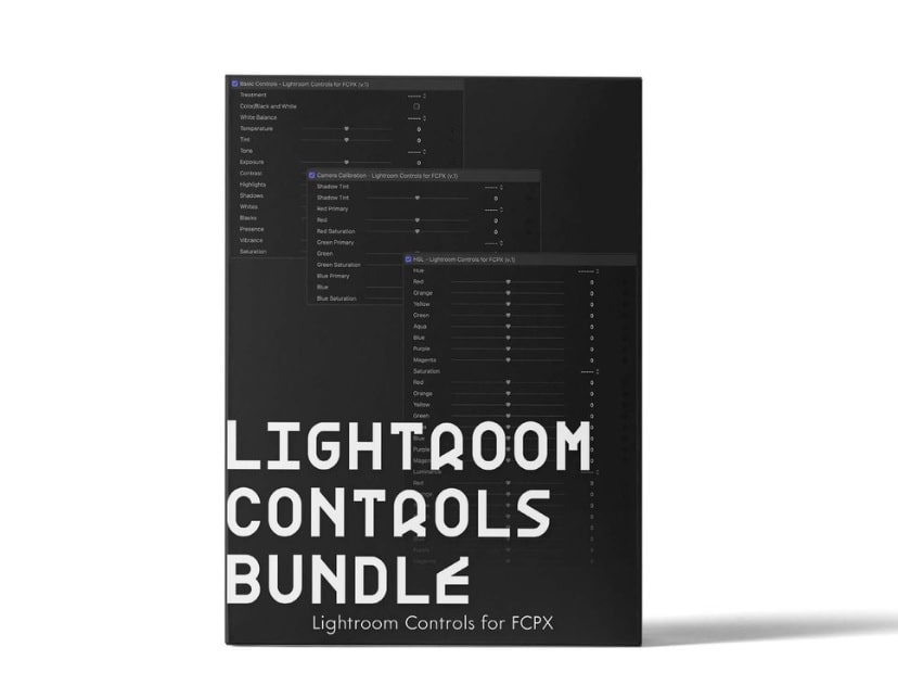 Lightroom Controls for FCPX Bundle – Edit Video Like a Photo