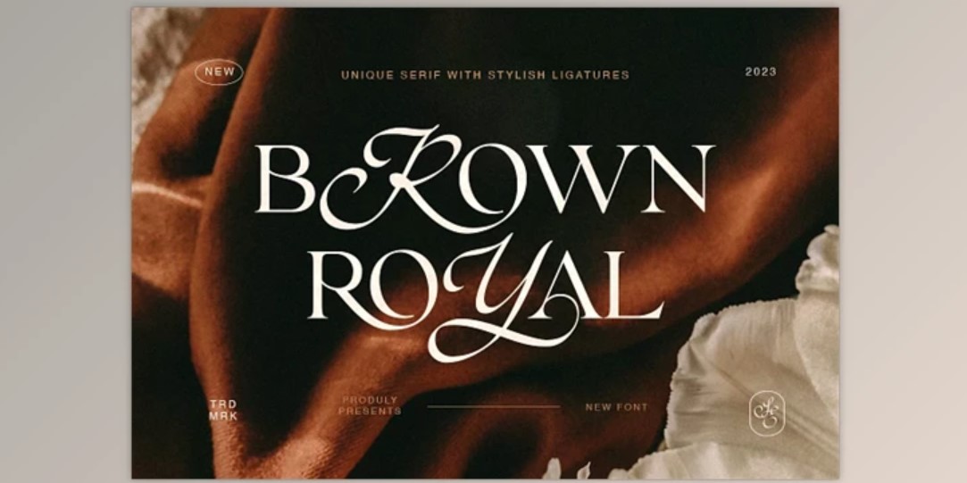 Brown Royal - Stylish Ligature Font