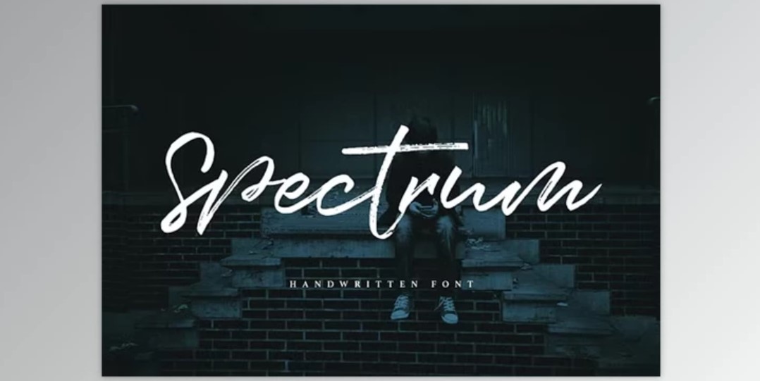 Spectrum Script - Handwritten Font