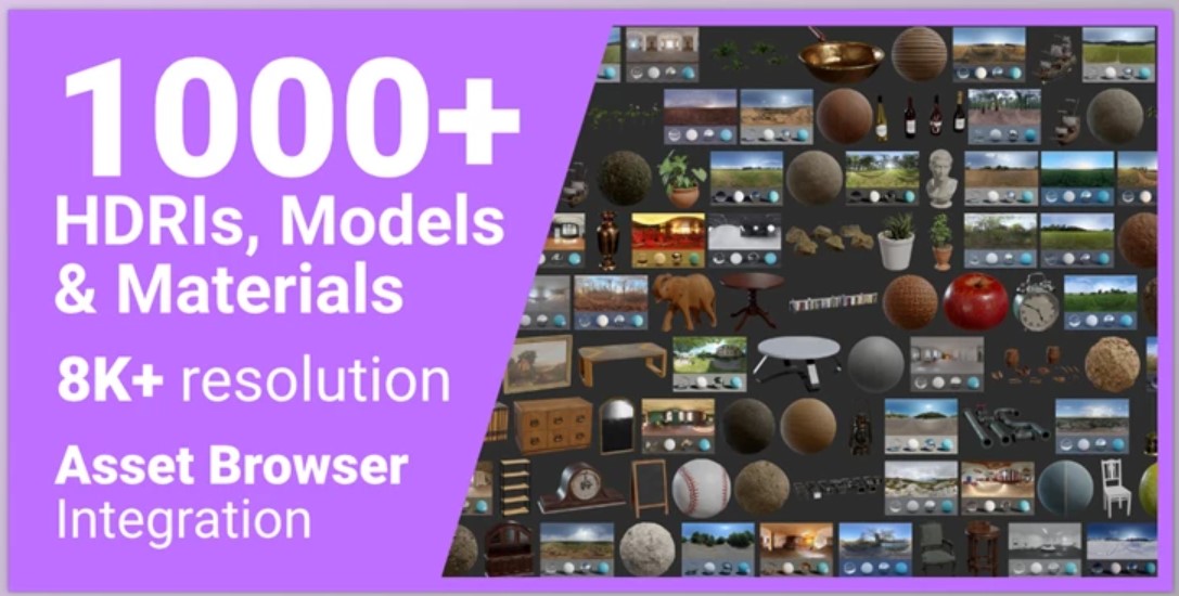 Poly Haven Asset Browser for Blender | Manage 3D Assets with Ease