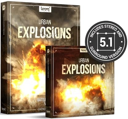 Boom Library Urban Explosions Bundle – Realistic Sound Effects for Film & Games