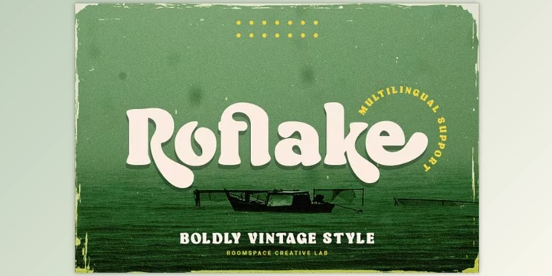 Roflake Font