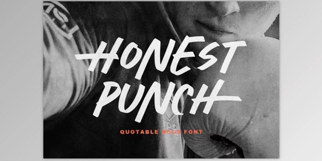 Honest Punch - Quotable Bold Font